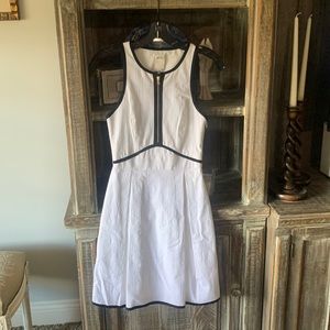 Black and white Ali Ro dress - fit and flare